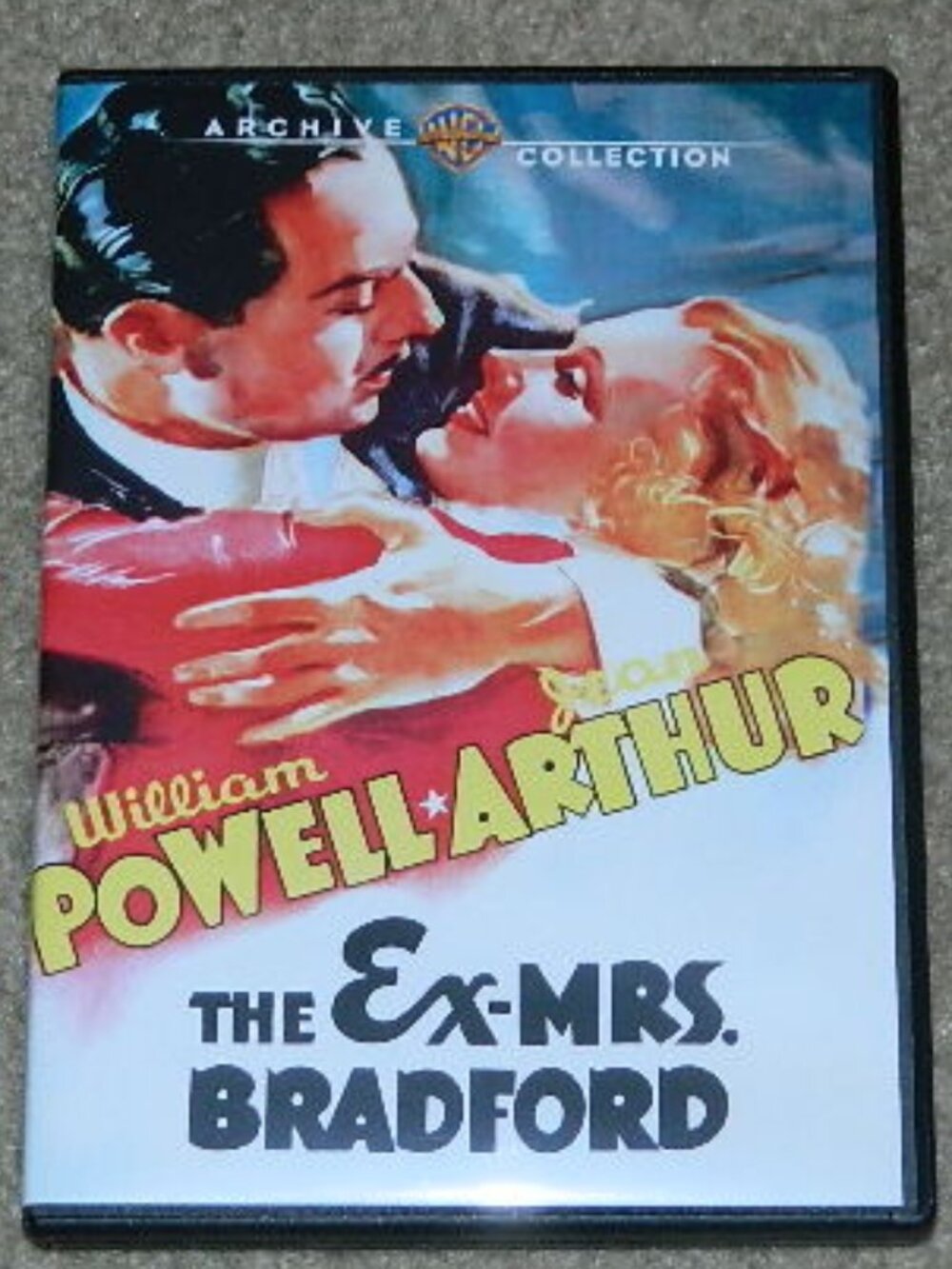 The Ex-Mrs. Bradford DVD 1936 Film Jean Arthur William Powell Like-New